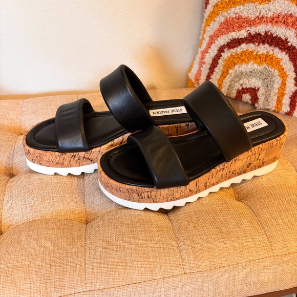 Steve Madden Defuse Espadrille Wedge Sandal - Picture 3 of 5